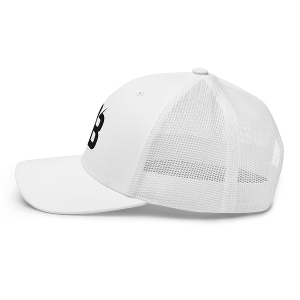 White - Trucker Snapback